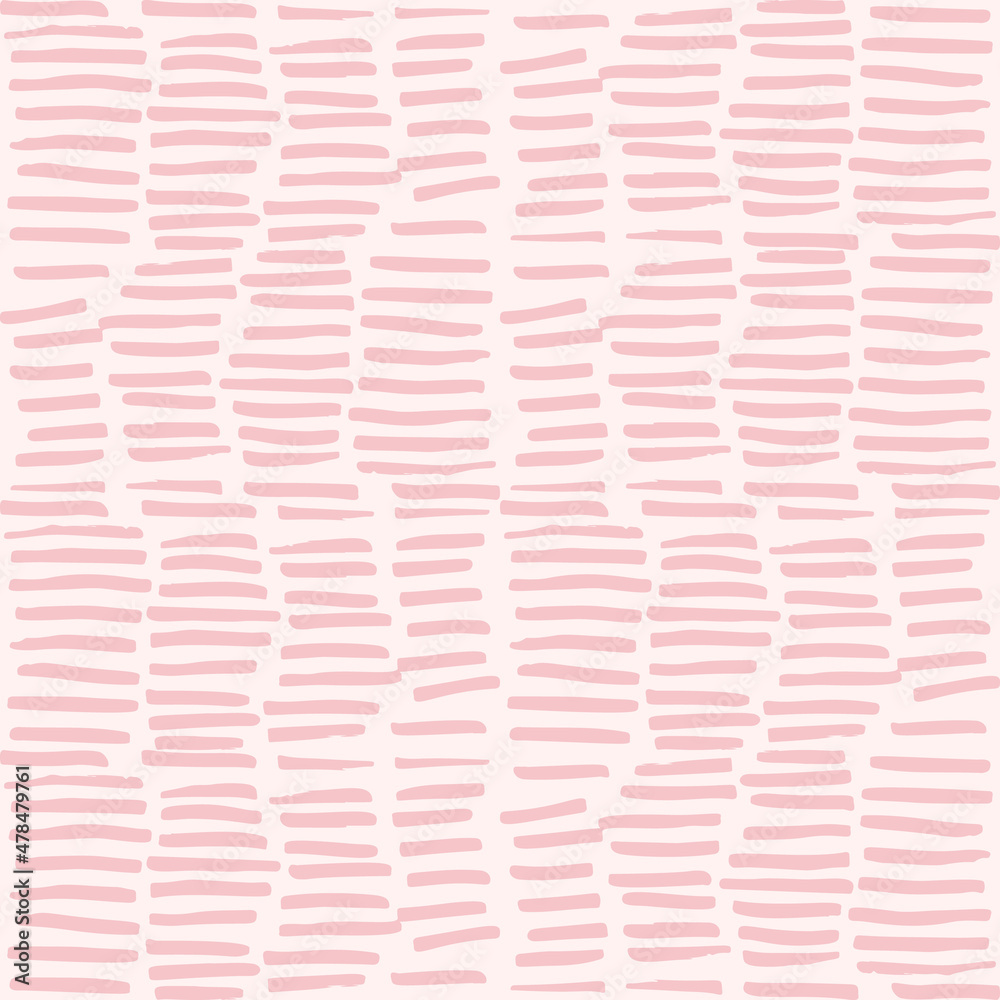 Poster simple vector geometric abstract seamless pattern. monochrome pink and white minimalist repeat. smal
