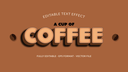 Coffee Text Effect