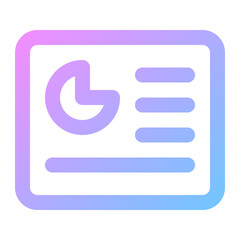 business analyst gradient icon