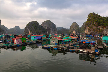 Halong Bay or Halong Bay is a UNESCO World Heritage Site, Vietnam.