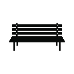 Bench icon. park bench sign  vector illustration