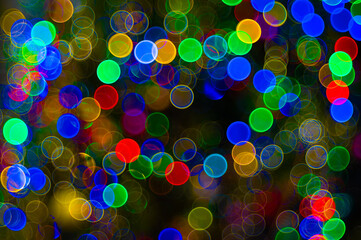 background soap bubbles on a black background