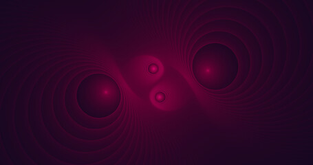 Abstract swirl purple bubbles.  Colorful holiday background. Fantastic light effect. Festive wallpaper. Digital fractal art. 3d rendering.