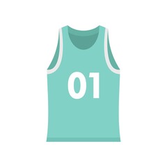 Running vest icon flat isolated vector