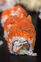 chef's sushi fine dining presentation