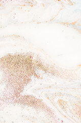 Natural pattern. Treasury of art. Swirls of marble. Abstract fantasia with golden powder. Extra special and luxurious- ORIENTAL ART. Ripples of agate. Natural luxury.