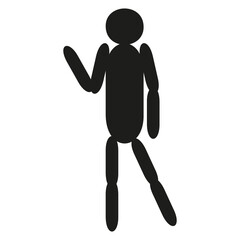 A jpeg illustration of a figure isolated on transparent background. Designed for web concepts, templates, prints