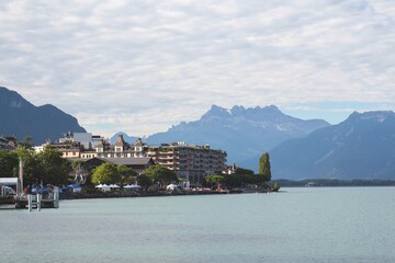 Naklejka premium Montreux Swiss