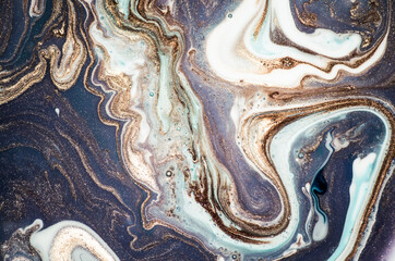 Traditional Ottoman Turkish marbling art. Natural Luxury. EBRU- Ancient oriental drawing technique. Extra special and luxurious- ORIENTAL ART. Ripples of agate.