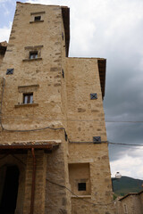Fototapeta na wymiar Santo Stefano di Sessanio, medieval village in the Gran Sasso Natural Park, Abruzzi