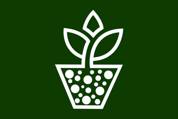 ornamental plants in pots logo 