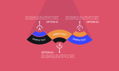 Set elements of infographics for business presentation, vector illustration template