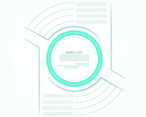 Set elements of infographics for business presentation, vector illustration template