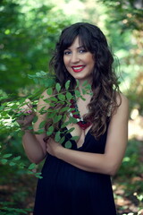 Naklejka premium beautiful girl