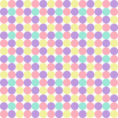 Circle Pastel colors seamless patterns squares geometric