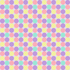 Circle Pastel colors seamless patterns squares geometric