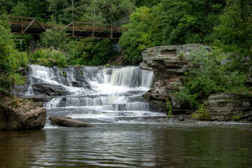 Fototapeta na wymiar Tanner Falls in Honesdale