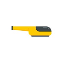 Care steam cleaner icon flat isolated vector