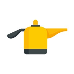 Modern steam cleaner icon flat isolated vector