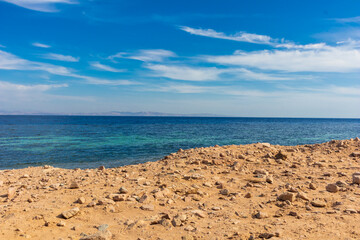 beach and blue sky