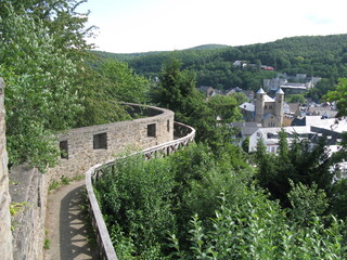 Fototapeta na wymiar Stadtmauer Bad Münstereifel
