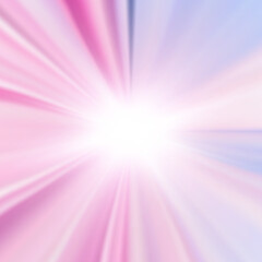 High speed. Radial motion blur background. Vector illustration.