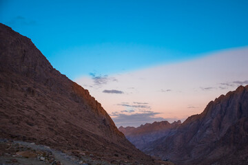 Obraz premium sunrise over the mountains