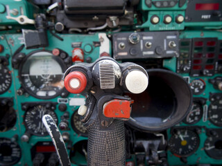 Fototapeta na wymiar Mig 21 cockpit