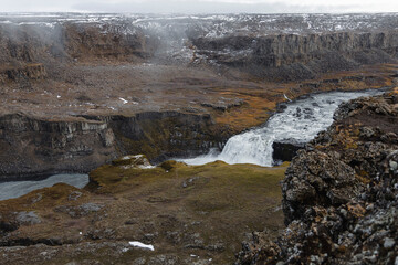 Hafragilsfoss Canyon Iceland
