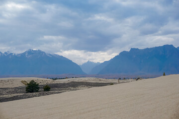 Beautiful landscape of the Chara desert