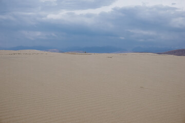 Beautiful landscape of the Chara desert
