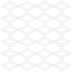 Fototapeta premium Luxury Design Ornaments Aztecs Black White Pattern, Texture, Background