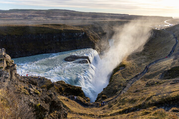 Gulfoss Waterfall Iceland