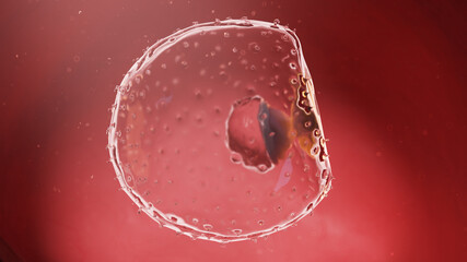 3d rendered illustration of a human embryo - week 2 - obrazy, fototapety, plakaty