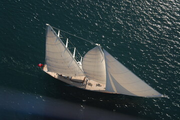 Sea life sailing yacht boat gweilo a schooner style yacht
