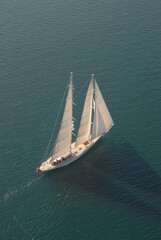 Sea life sailing yacht boat gweilo a schooner style yacht