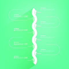 Set elements of infographics for business presentation, vector illustration template