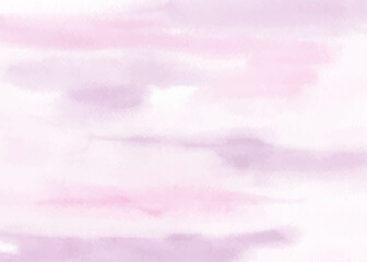 Fototapeta premium Watercolor stripes texture purple pink abstract background