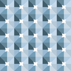 Geometric Background in Blue Halftones. Abstract Design Wallpaper for Template Banner Social Media Advertising