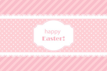 Vintage pink background for Easter greeting card, backdrop.