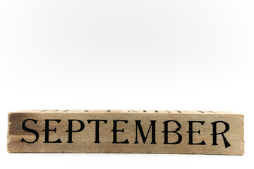 【カレンダー】9月・SEPTEMBER【スケジュール】 - obrazy, fototapety, plakaty