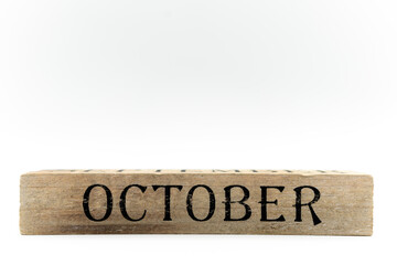 【カレンダー】10月・OCTOBER【スケジュール】 - obrazy, fototapety, plakaty