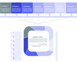 Minimal style infographic template.eps