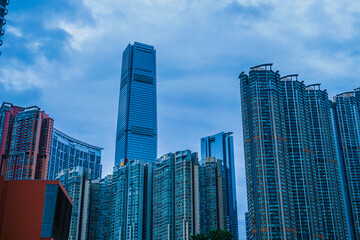 Fototapeta premium 香港の街並み