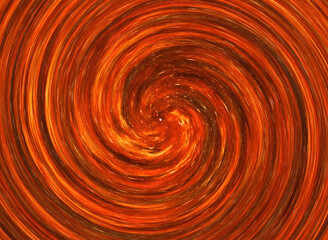 swirling background of fire and energy