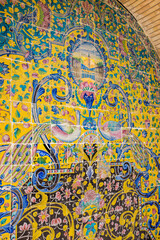 Decorative tilework in Iran