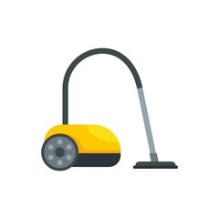Home vacuum cleaner icon flat isolated vector
