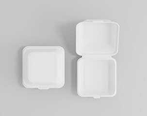 Eco-friendly square food package 