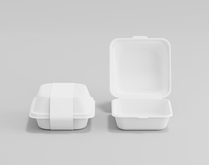 Eco-friendly square food package 