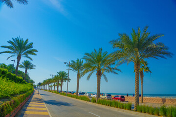 Obraz premium パームジュメイラの街並み（ドバイ）